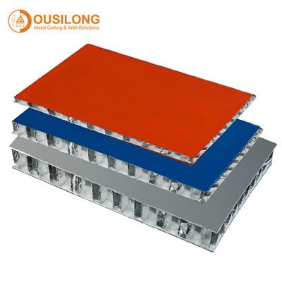 El panel de pared techo de aluminio de aluminio de mármol modificado para requisitos particulares del panal de Grian de la forma cuadrada 15-20 años de garantía