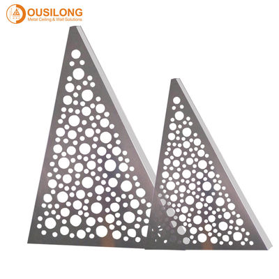 Los paneles de aluminio de la pared techo/de aluminio perforados decorativos constructivos acústicos con la talla del CNC