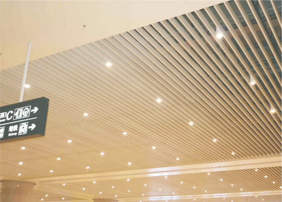 La exposición Hall Acoustical Ceiling Tiles Decorative suspendió el panel de aluminio/de aluminio falso