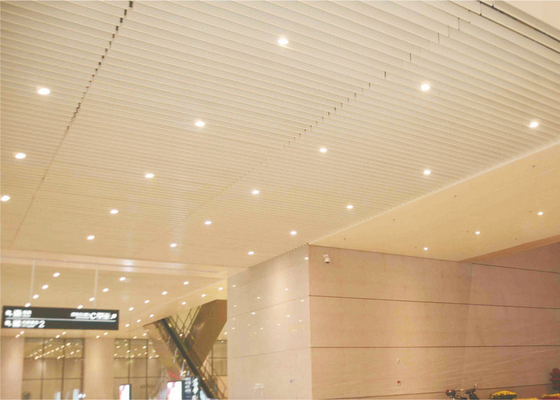 La exposición Hall Acoustical Ceiling Tiles Decorative suspendió el panel de aluminio/de aluminio falso