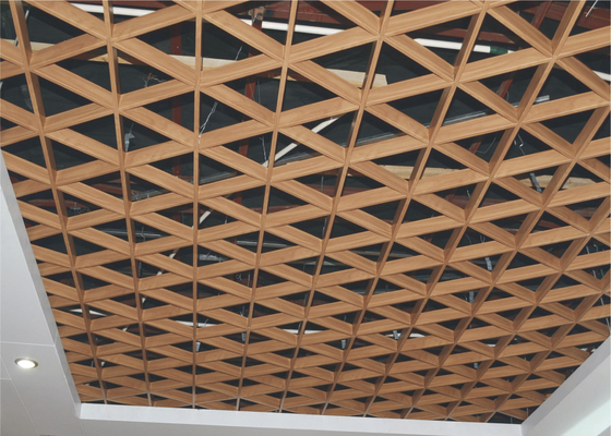 Tejas del techo de la suspensión/techo comerciales triangulares del descenso del metal tegular