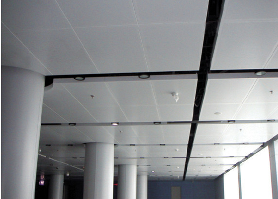 El techo acústico decorativo teja aduana coloreado, ISO 9001 del metal perforado cuadrado