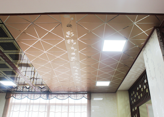 Tejas de aluminio elegantes simples del techo, el panel de techo del metal del hotel