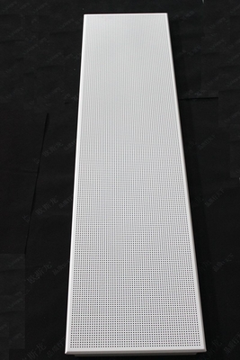 Clip certificado ISO en prueba revestida del moho del polvo blanco del panel de techo