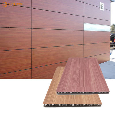 los paneles de bocadillo de aluminio de la base de panal del grano de madera 20m m incombustible de 10m m 15m m para la pared de cortina