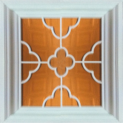 Tejas enmarcadas aluminio del techo del descenso del espejo, techo interior de la textura de 3 D