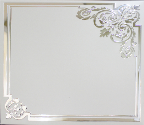 Aluminio con la impresión, tejas artísticas del espejo del techo para la decoración de la sala de estar